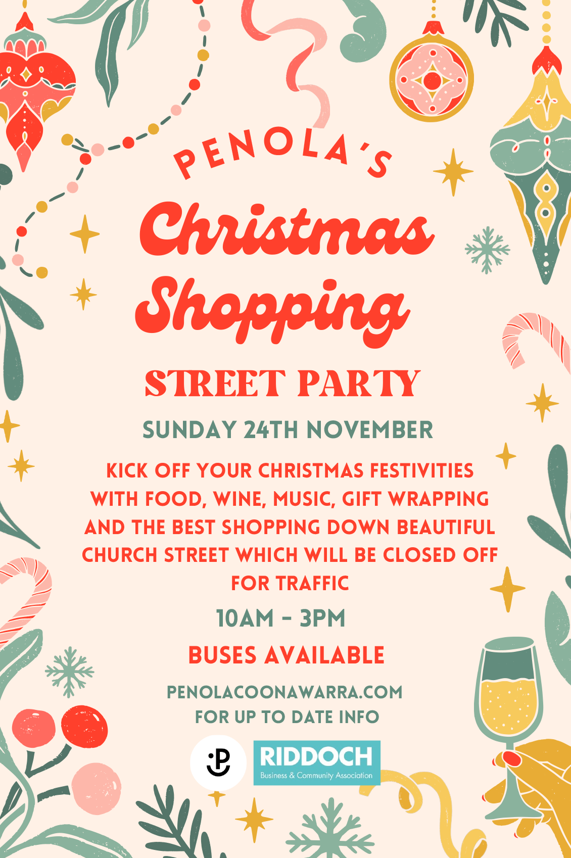 Penola's Christmas Shopping Party